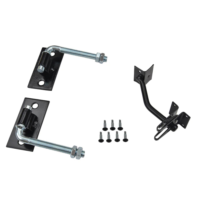 Steel Flat Wall Fence Gate Hardware Kit